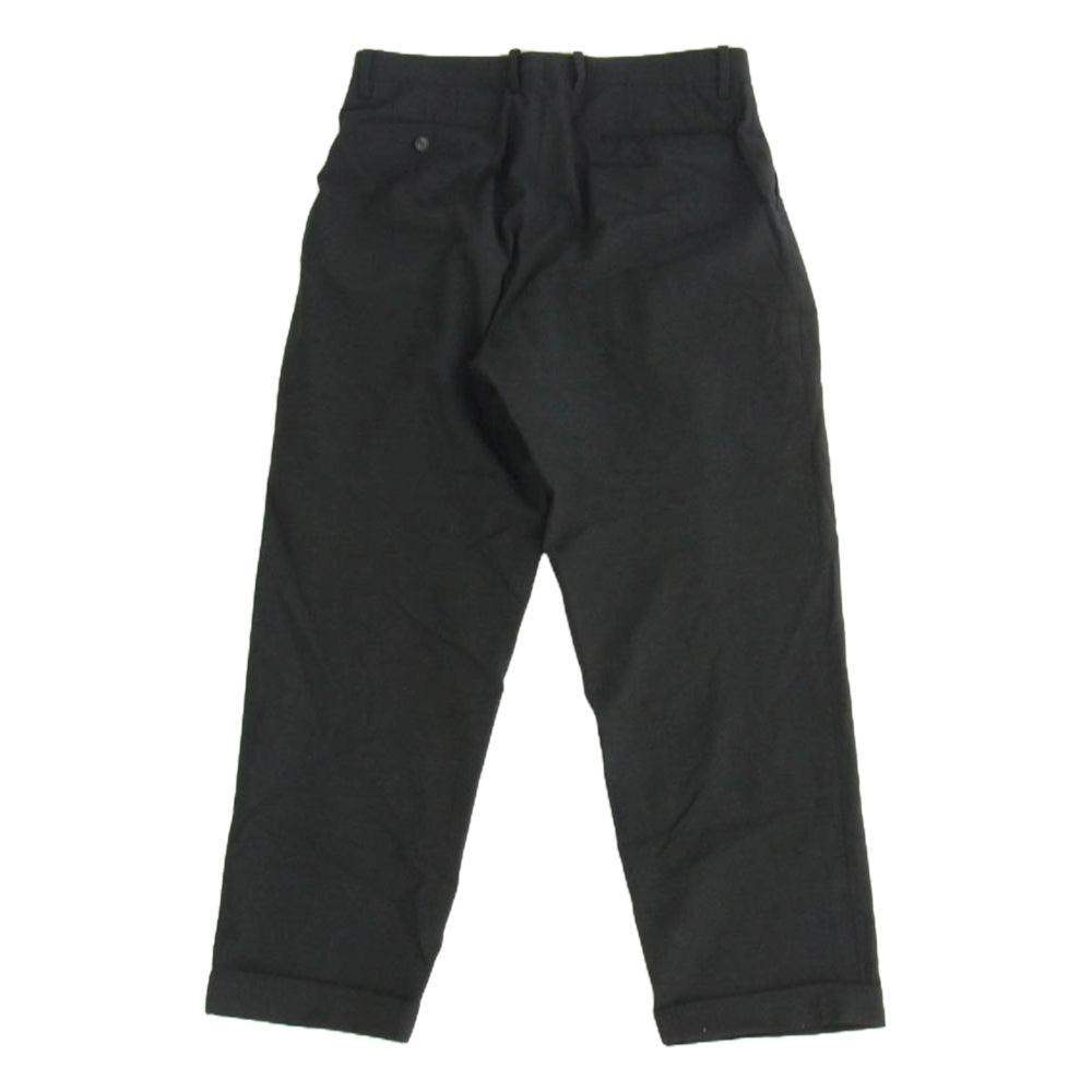 COMOLI コモリ 23SS X01-03005 WOOL 2TUCK PANTS ウール 2タック パンツ ブラック系 チャコール系 3【中古】