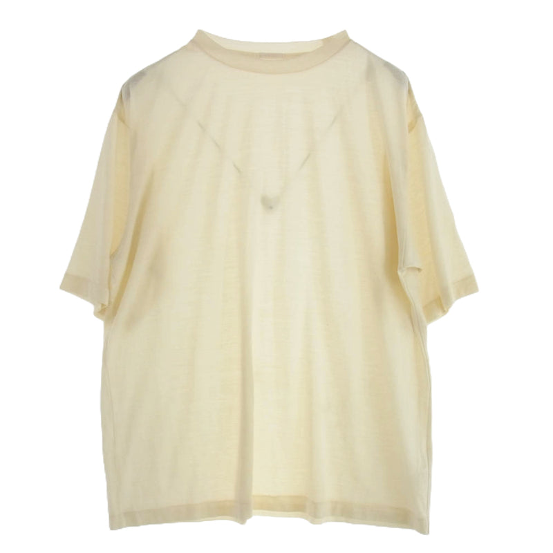 COMOLI コモリ 24SS Z01-05030 サマーウール Tシャツ 半袖 カットソー オフホワイト系 クリーム系 3【中古】
