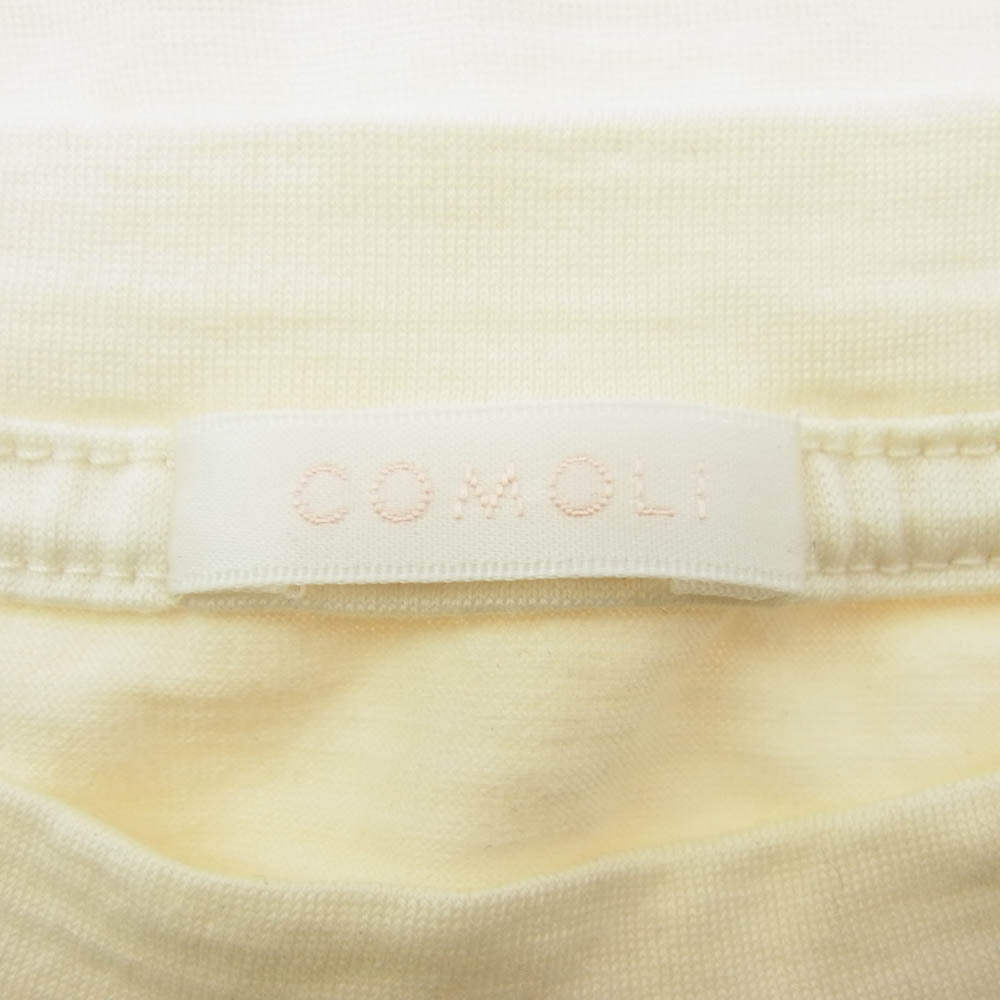 COMOLI コモリ 24SS Z01-05030 サマーウール Tシャツ 半袖 カットソー オフホワイト系 クリーム系 3【中古】