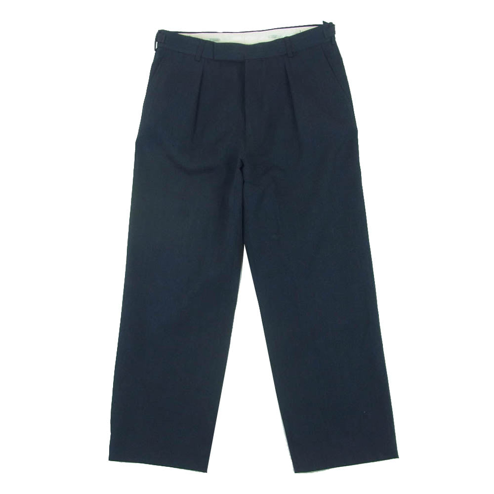 A.PRESSE アプレッセ 23AW 23AAP-04-19M British Military Dress Trousers ブリティッシュ ミリタリー ドレス トラウザー パンツ ダークネイビー系 3【中古】