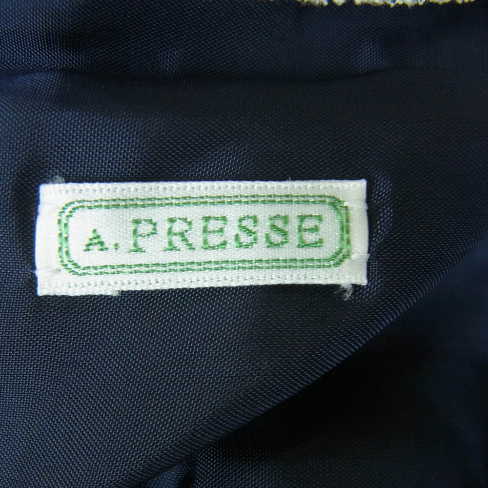 A.PRESSE アプレッセ 23AW 23AAP-04-19M British Military Dress Trousers ブリティッシュ ミリタリー ドレス トラウザー パンツ ダークネイビー系 3【中古】