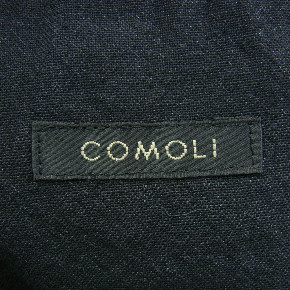COMOLI コモリ 23SS X01-01005 ウール 2B テーラードジャケット ブラック系 チャコール系 3【中古】