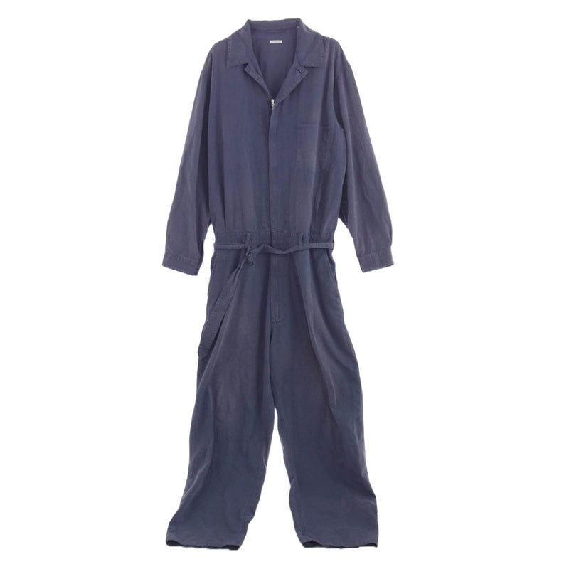 COMOLI コモリ 24SS Z01-01014 コットン ドリル オールインワン パープル系 3【中古】