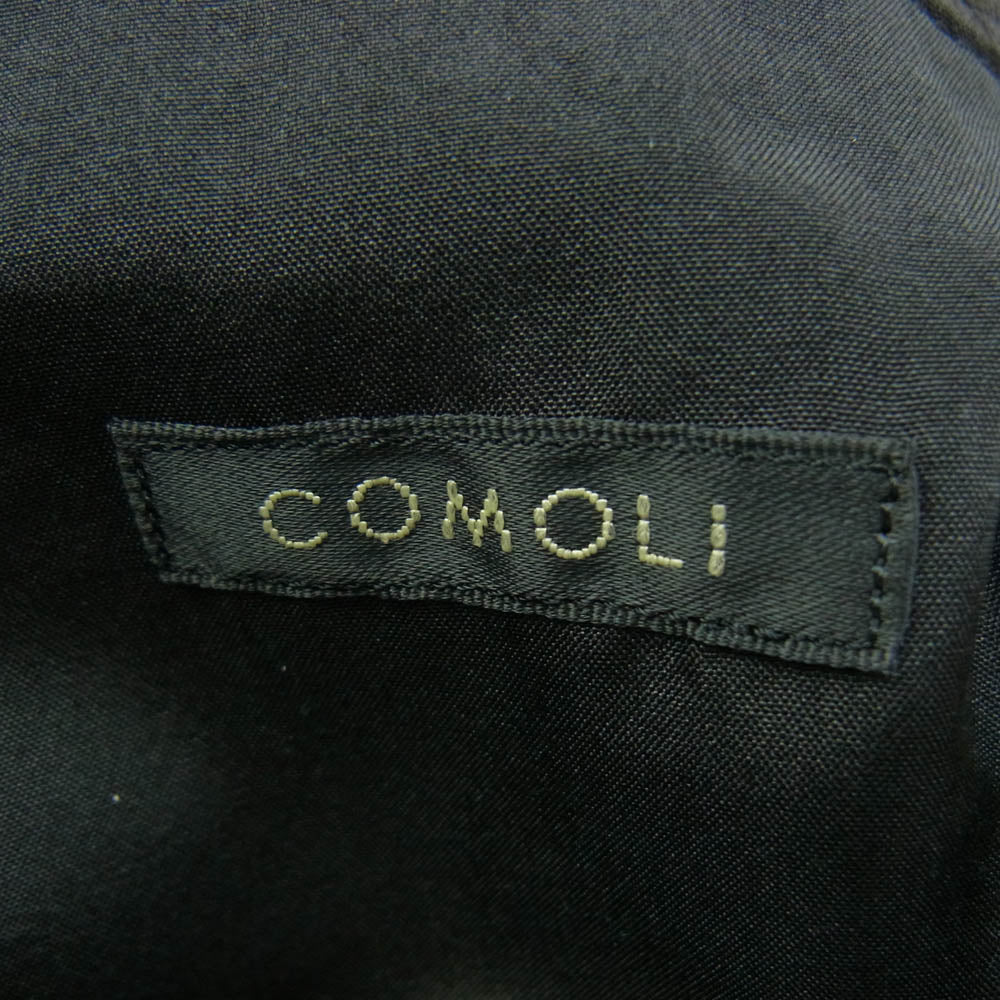 COMOLI コモリ 23AW Y03-01021 シープスキン 2B ジャケット レザー テーラードジャケット ブラック系 3【中古】