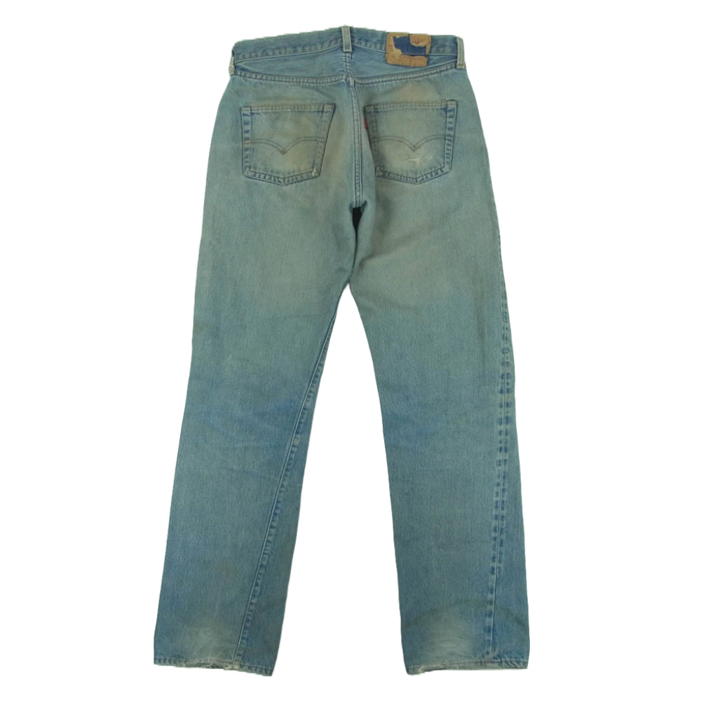 Levi's リーバイス ヴィンテージ 80s 83年製 501 ボタン裏555 バレンシア工場 スモールe ボタンフライ デニム パンツ インディゴブルー系 W33 L36【中古】