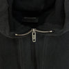 BALENCIAGA バレンシアガ 826148 TSVI8 Belleville Hoodie バック プリント ダブルジップ ジップアップ フーディ パーカー ブラック系 1【美品】【中古】