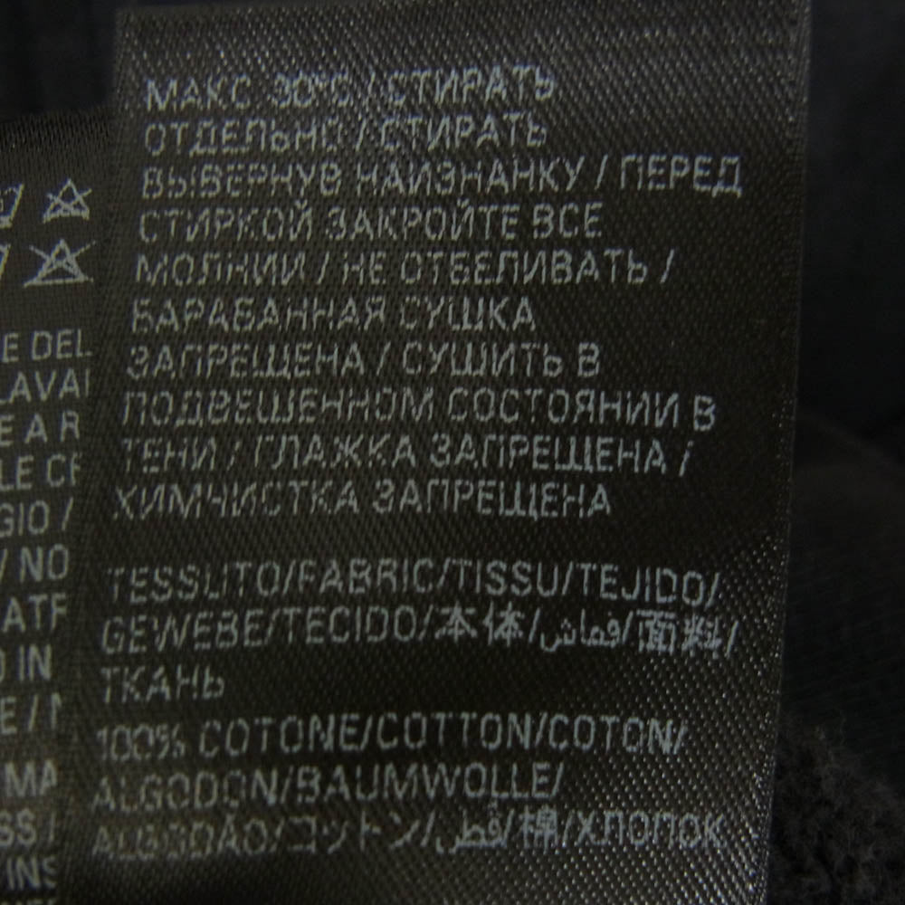 BALENCIAGA バレンシアガ 826148 TSVI8 Belleville Hoodie バック プリント ダブルジップ ジップアップ フーディ パーカー ブラック系 1【美品】【中古】