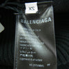 BALENCIAGA バレンシアガ 772076 T4143 Garde-Robe カシミヤ ウール ハーフジップ ドライバーズ ニット セーター ブラック系 XS【中古】