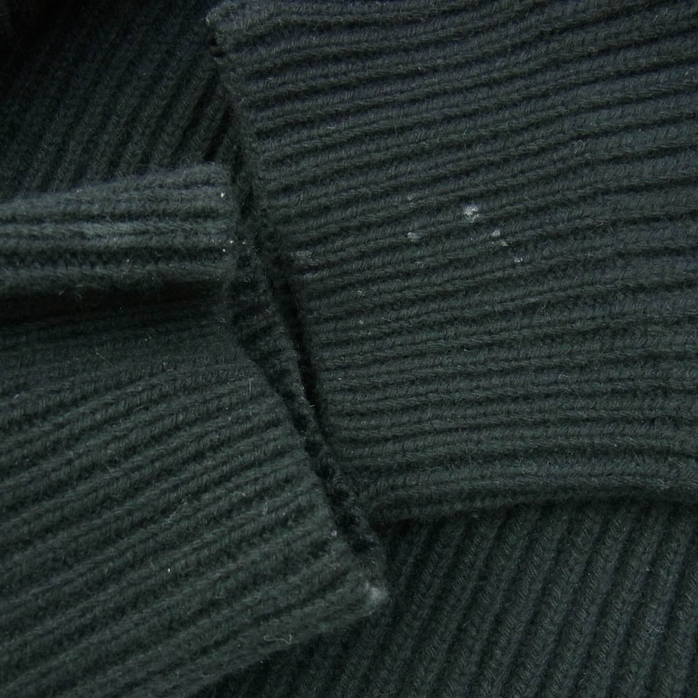 BALENCIAGA バレンシアガ 772076 T4143 Garde-Robe カシミヤ ウール ハーフジップ ドライバーズ ニット セーター ブラック系 XS【中古】