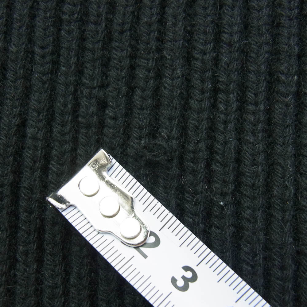 BALENCIAGA バレンシアガ 772076 T4143 Garde-Robe カシミヤ ウール ハーフジップ ドライバーズ ニット セーター ブラック系 XS【中古】