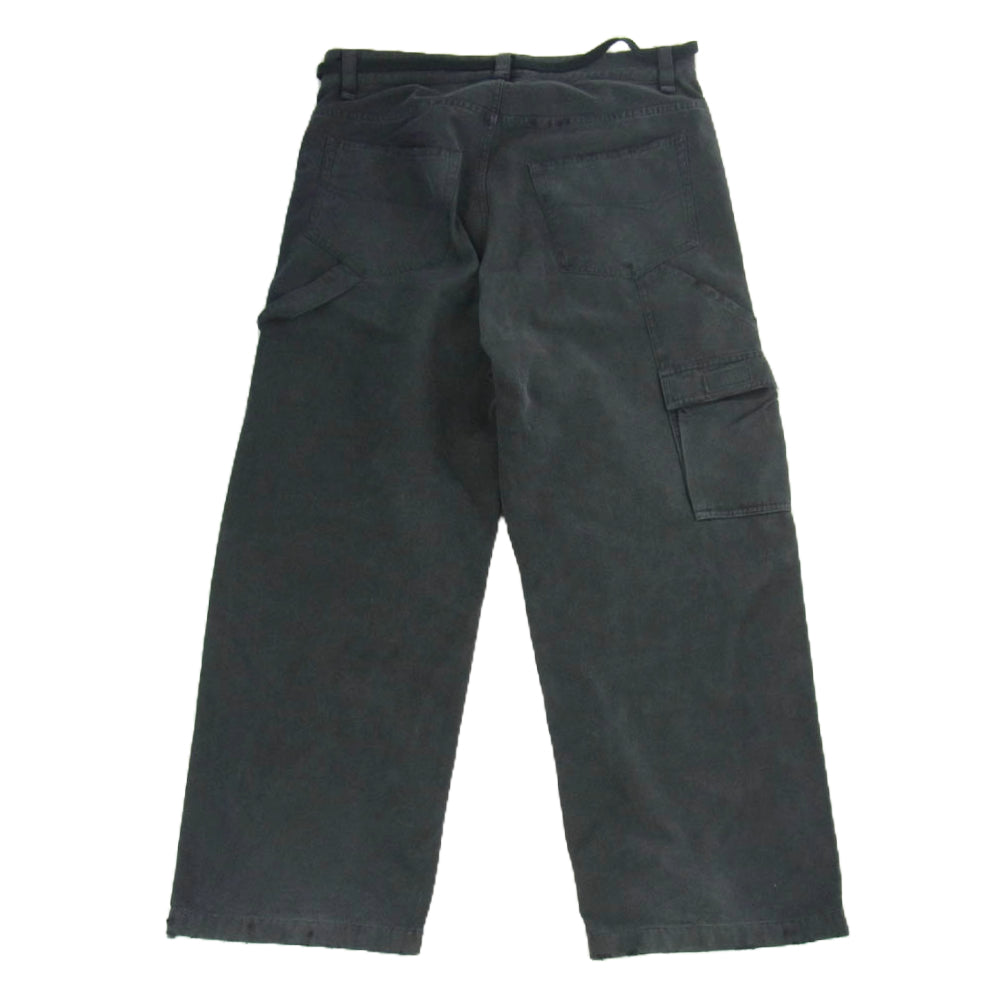 BALENCIAGA バレンシアガ 24AW 746491 TLP06 マルチポケット スケーター ロング パンツ ダークグレー系 S【中古】