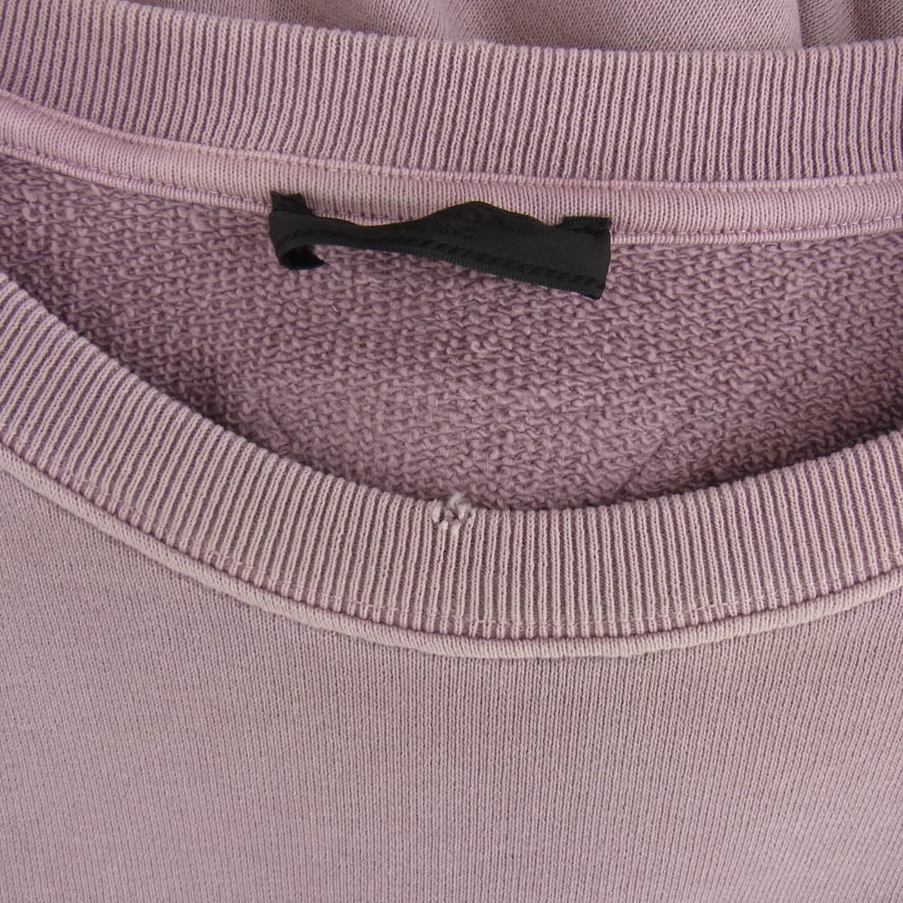 PRADA プラダ UJL19C カレッジ ロゴ コットンフリース スウェットシャツ ピンク系 XXL【中古】