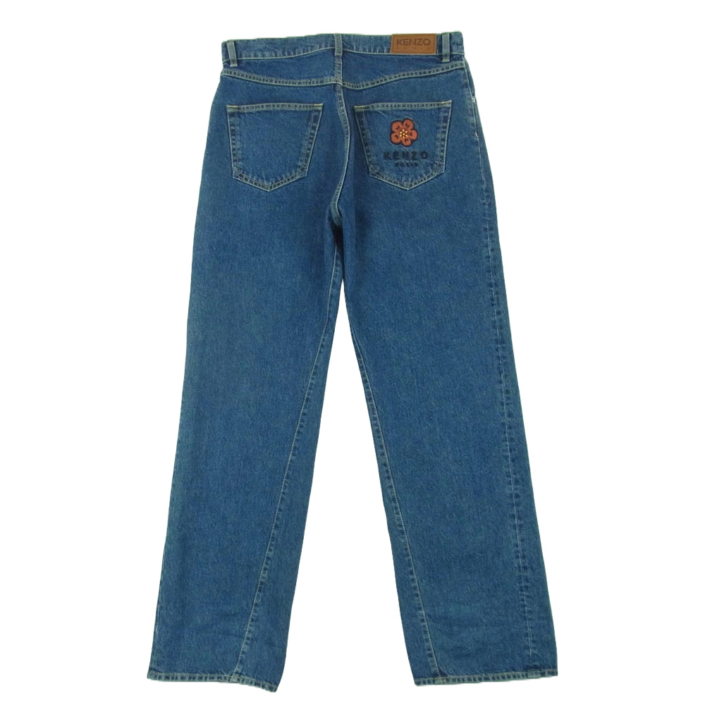 KENZO ケンゾー 22SS fc55dp404cei NIGO BOKE FLOWER ボケ フラワー デニム パンツ チュニジア製 インディゴブルー系 31【中古】