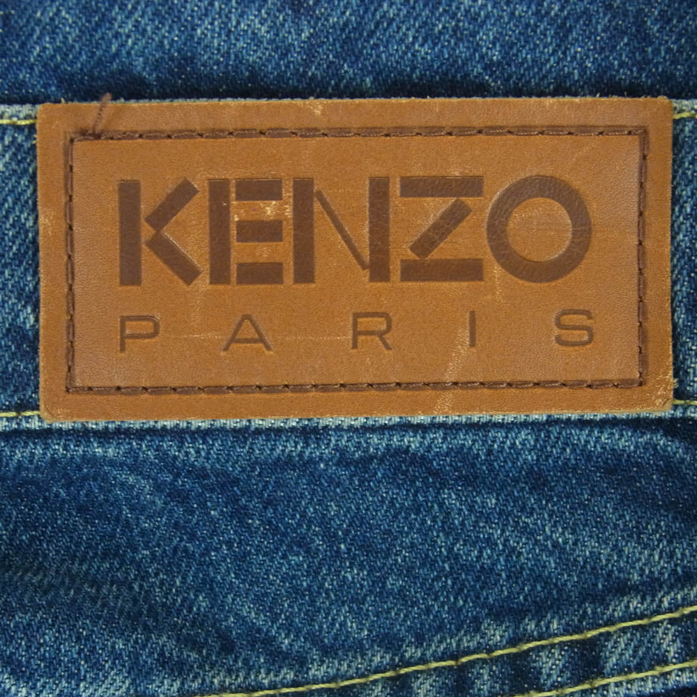 KENZO ケンゾー 22SS fc55dp404cei NIGO BOKE FLOWER ボケ フラワー デニム パンツ チュニジア製 インディゴブルー系 31【中古】