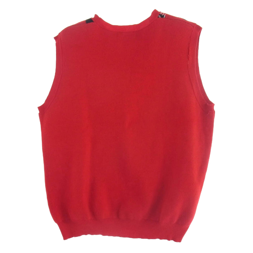 ティー 21AW TTT-2021AW-KT04 Panther Knit Vest パンサー ニット ベスト レッド系 L【中古】