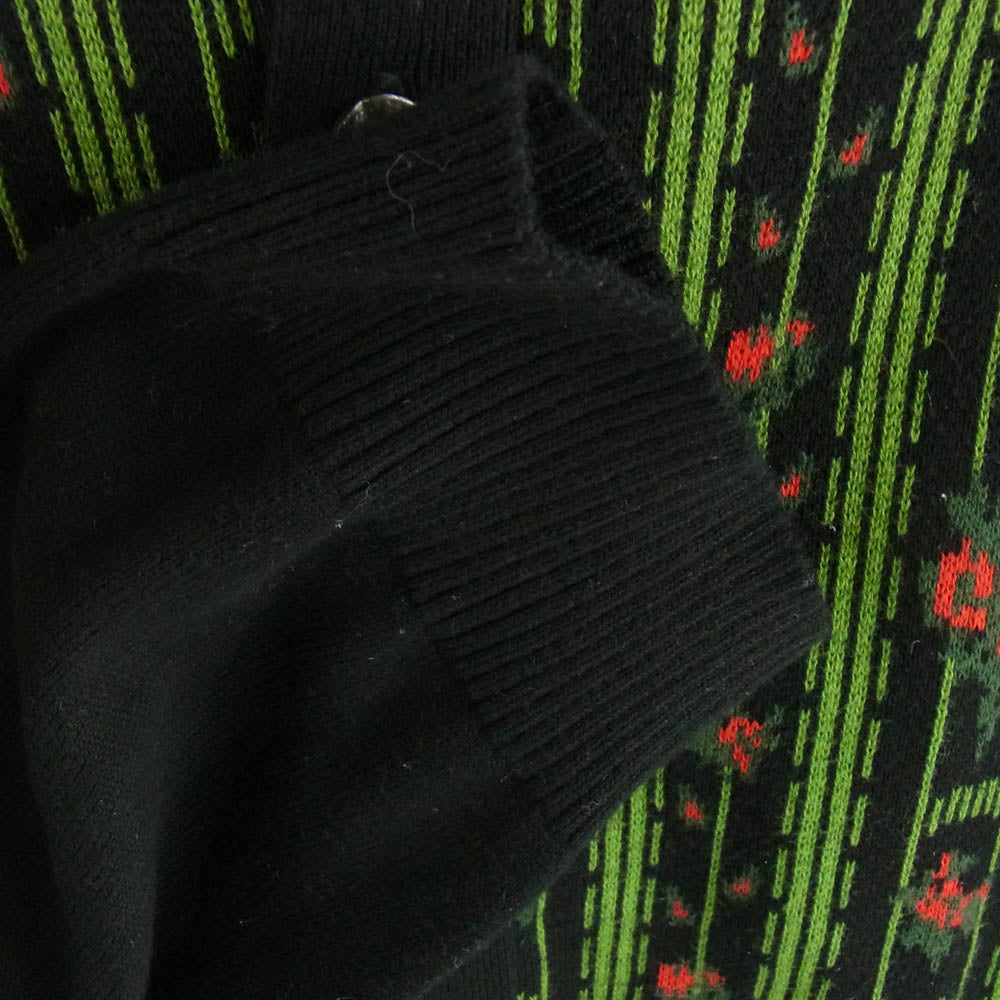 ティー 22SS TTT-2022SS-KT02 Flower Jacquard Knit Cardigan フラワー ジャガード ニット カーディガン マルチカラー系 L【中古】