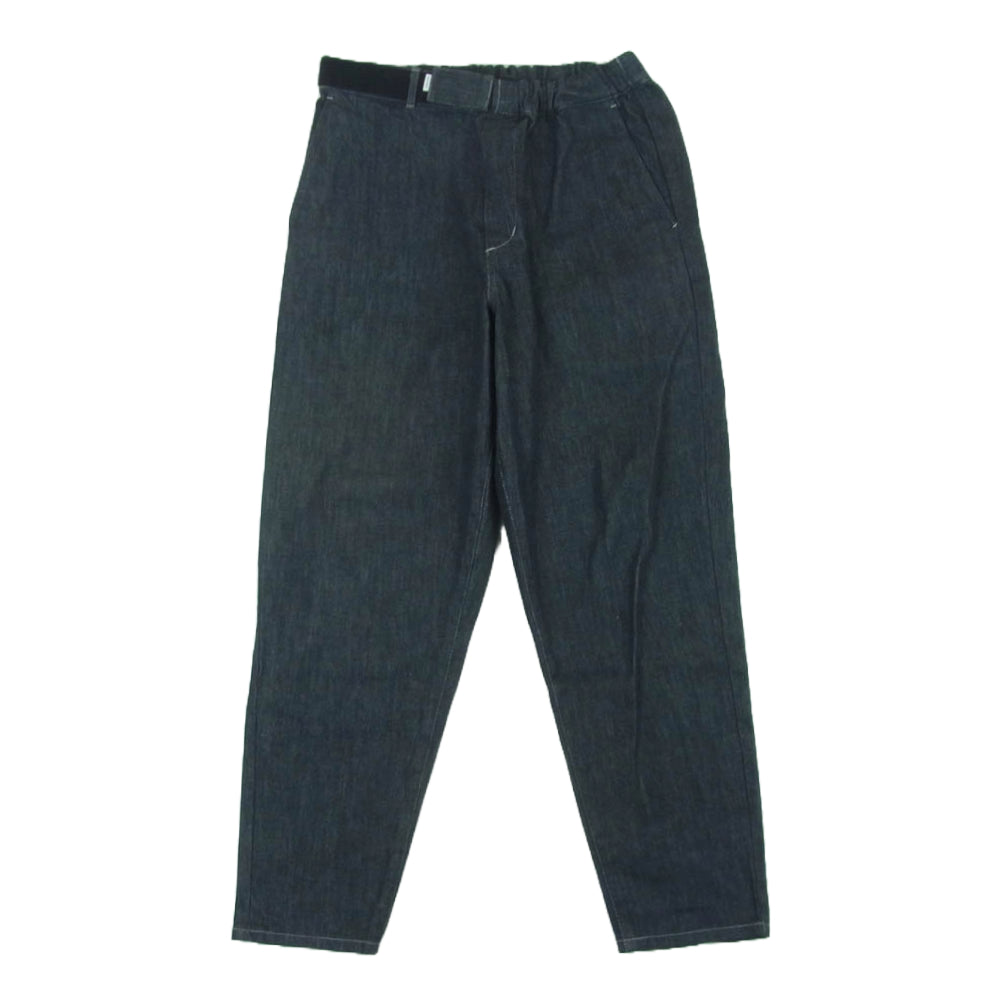 GRAPHPAPER グラフペーパー 21AW GM213-40115B Colorfast Denim Slim Waisted Chef Pants デニム スリム シェフ パンツ ダークグレー系 F【中古】