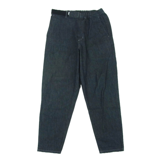 GRAPHPAPER グラフペーパー 21AW GM213-40115B Colorfast Denim Slim Waisted Chef Pants デニム スリム シェフ パンツ ダークグレー系 F【中古】