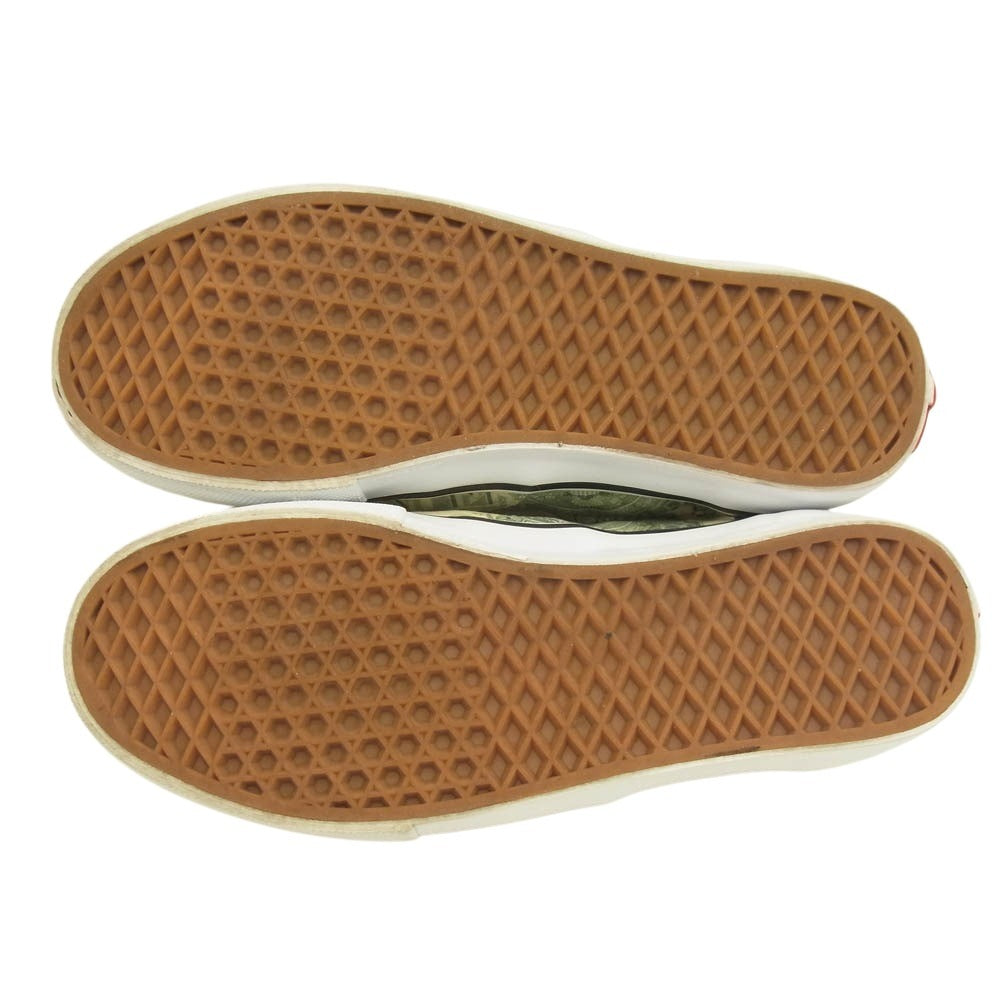 Supreme シュプリーム ×VANS Dollar Era Green バンズ ドル エラ スニーカー グリーン系 マルチカラー系 28cm【中古】