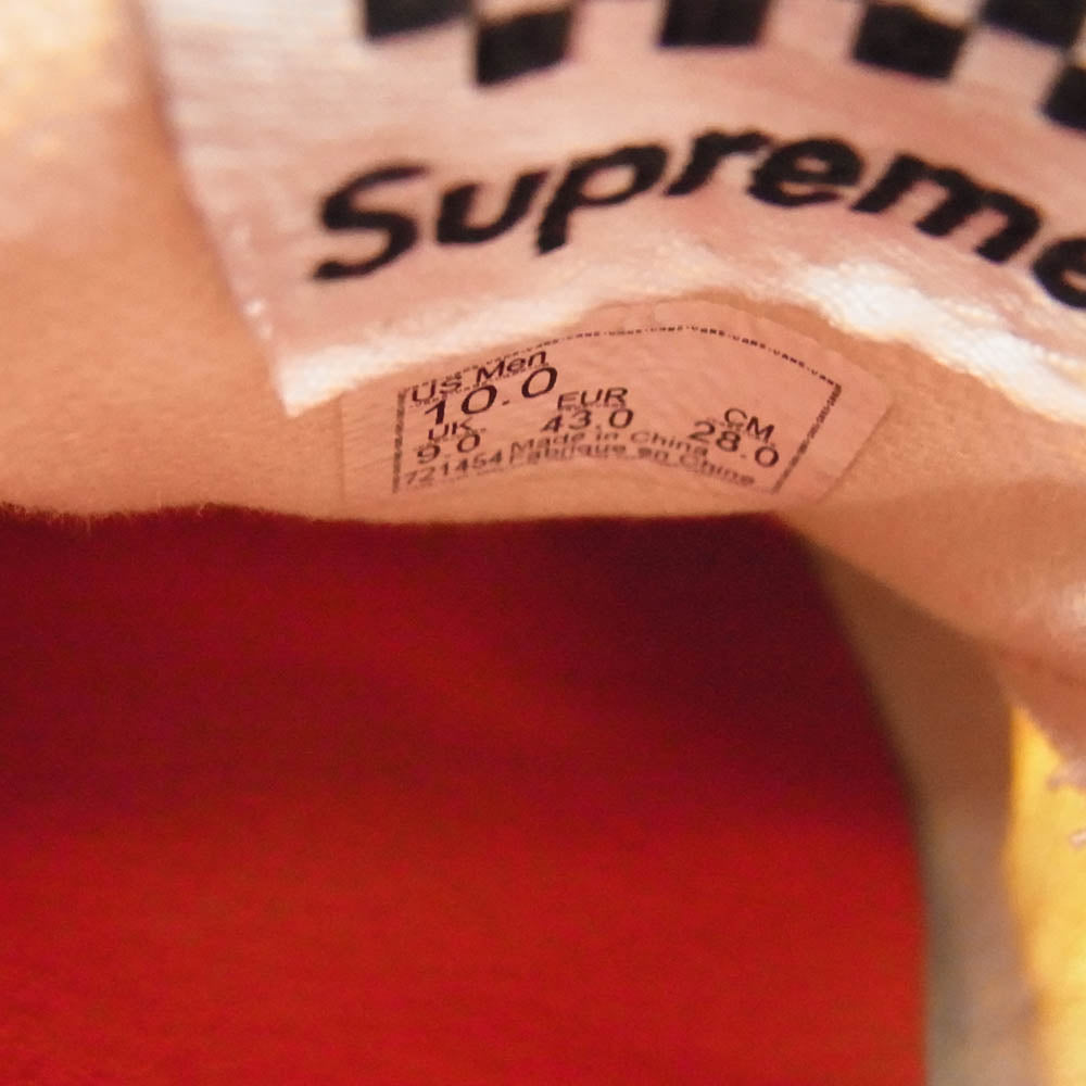 Supreme シュプリーム ×VANS Dollar Era Green バンズ ドル エラ スニーカー グリーン系 マルチカラー系 28cm【中古】