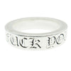 CHROME HEARTS クロムハーツ（原本無） 6mm SPACER FUCKYOU 6mm スペーサー ファックユー シルバー リング シルバー系 ＃19号【中古】