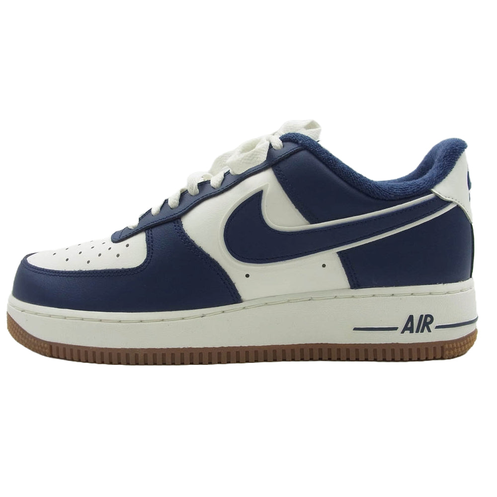 NIKE ナイキ DQ7659-101 Air Force 1 Low College Pack エアフォース1 ロー カレッジパック スニーカー ホワイト系 ネイビー系 26.5cm【美品】【中古】