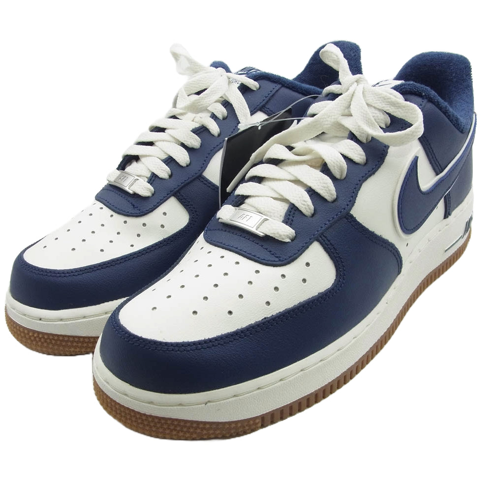 NIKE ナイキ DQ7659-101 Air Force 1 Low College Pack エアフォース1 ロー カレッジパック スニーカー ホワイト系 ネイビー系 26.5cm【美品】【中古】