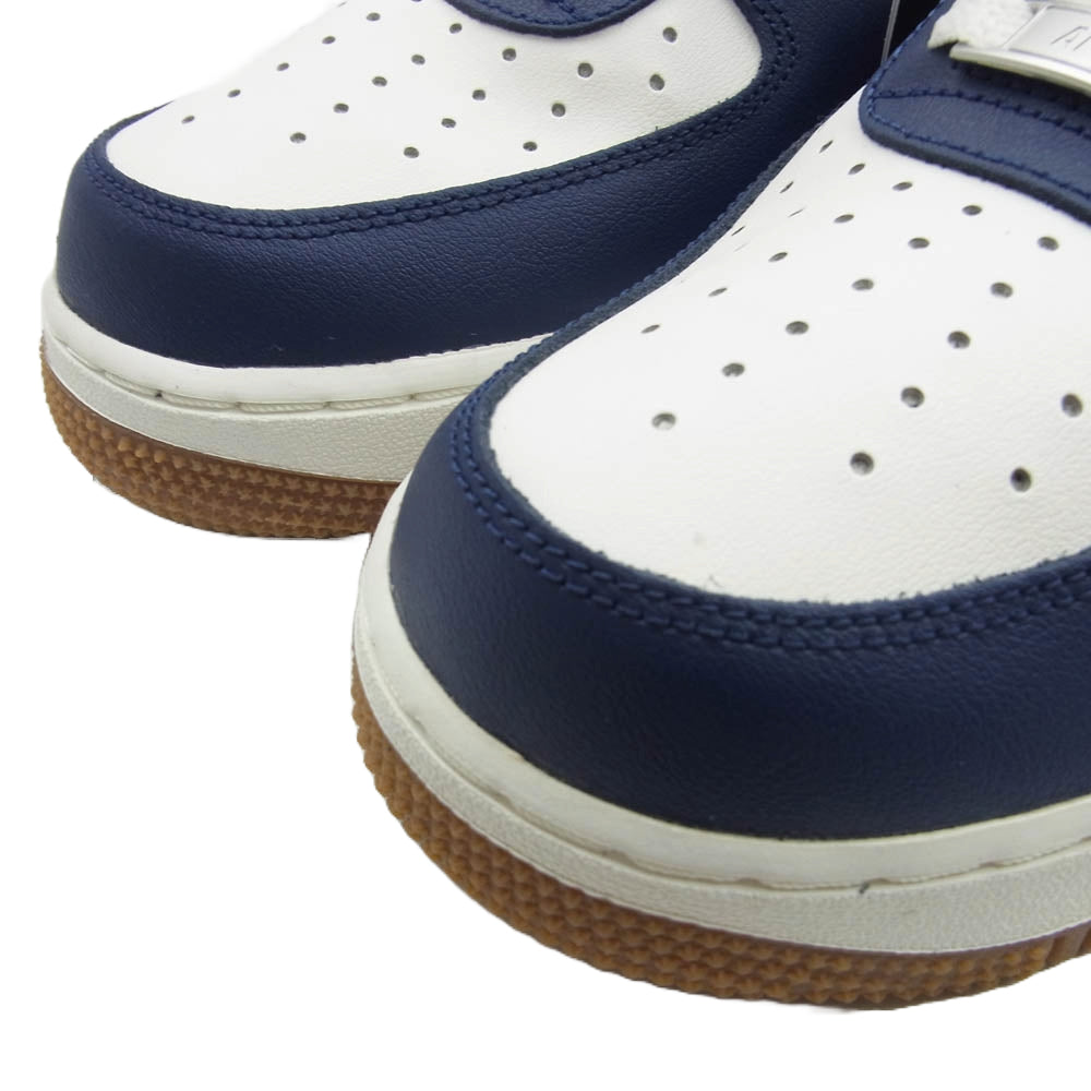 NIKE ナイキ DQ7659-101 Air Force 1 Low College Pack エアフォース1 ロー カレッジパック スニーカー ホワイト系 ネイビー系 26.5cm【美品】【中古】