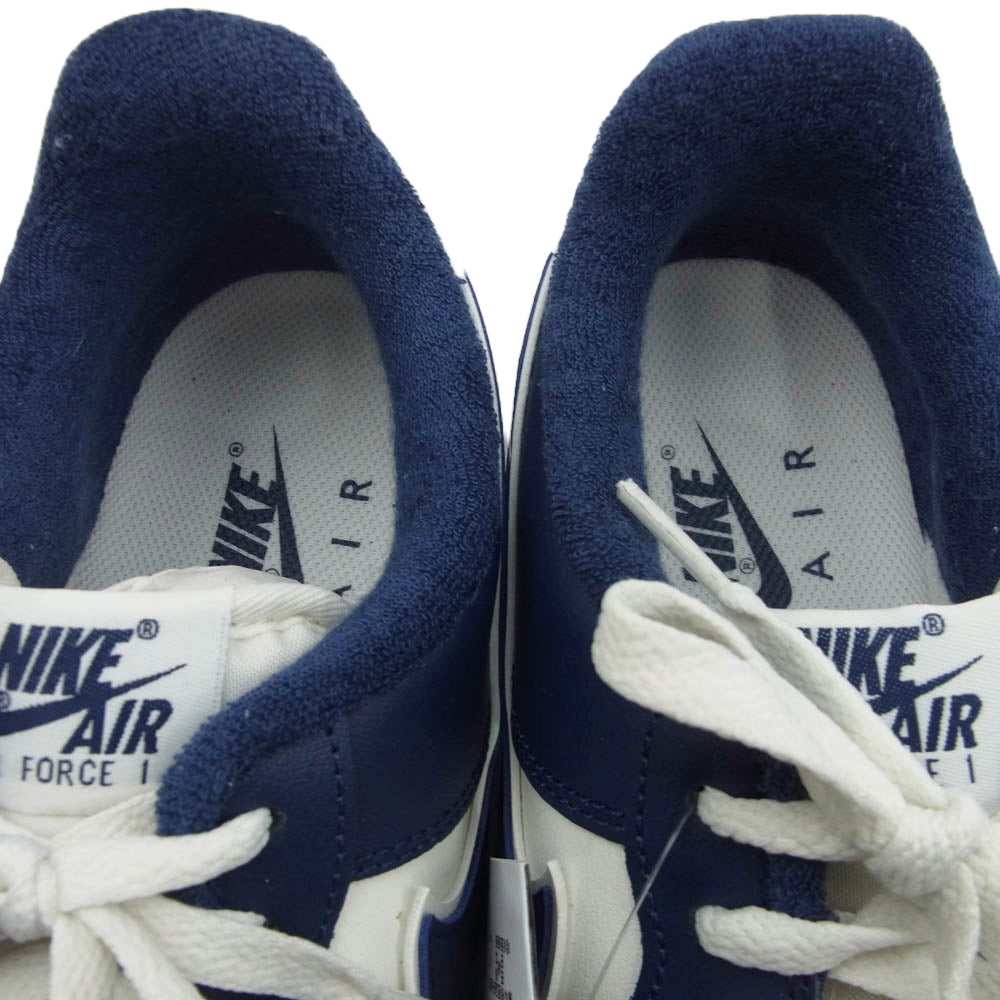 NIKE ナイキ DQ7659-101 Air Force 1 Low College Pack エアフォース1 ロー カレッジパック スニーカー ホワイト系 ネイビー系 26.5cm【美品】【中古】