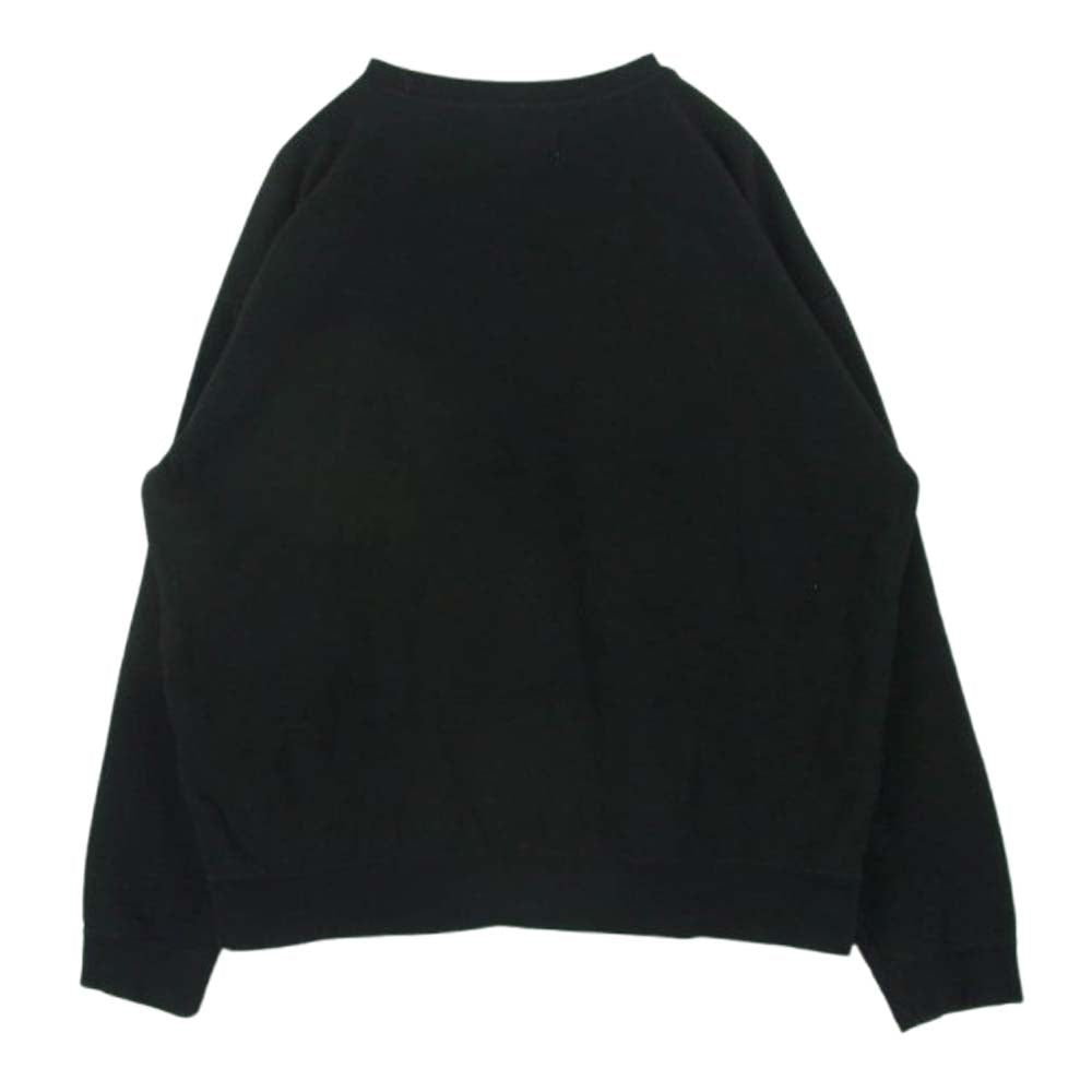 MIHARA YASUHIRO ミハラヤスヒロ I12PO502 French Terry Pullover Sweatshirt フレンチテリー プルオーバー スウェット ブラック系 50【中古】