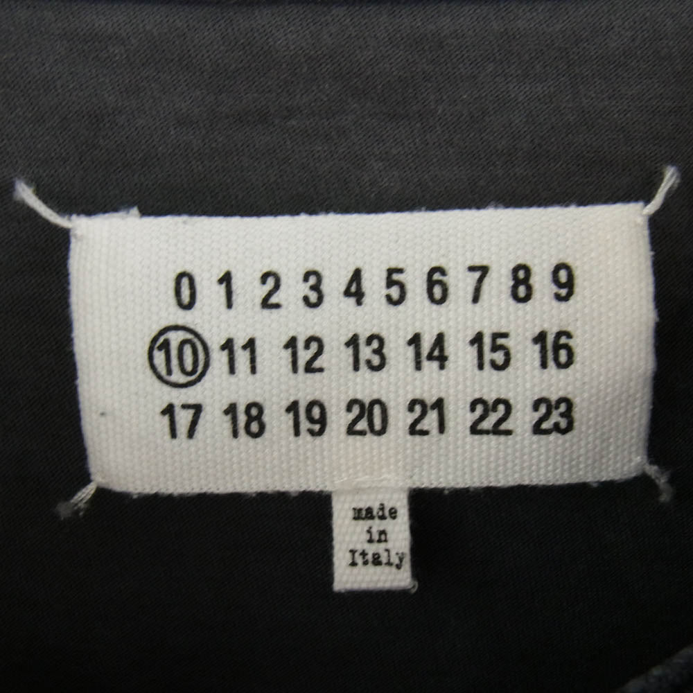 MAISON MARGIELA メゾンマルジェラ 20SS S30GC0704 S20079 10ライン ガーメントダイ オーバーサイズ クルーネック 半袖 Tシャツ グレー系 48【中古】
