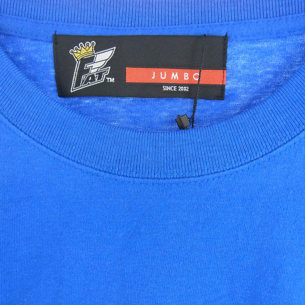 FAT エフエーティー JUMBO ジャンボ 半袖 Ｔシャツ ブルー系 JUMBO【極上美品】【中古】