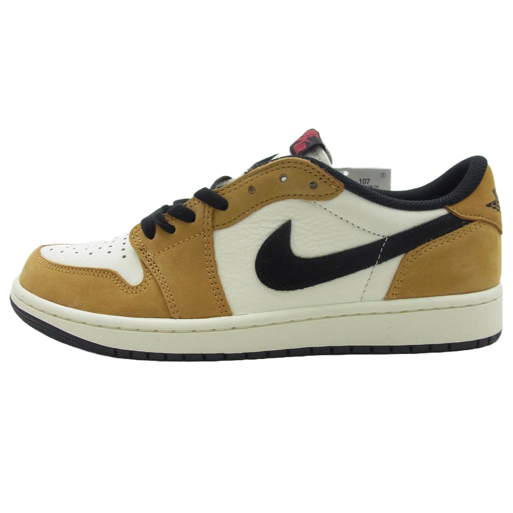 NIKE ナイキ CZ0790-107 Air Jordan 1 Low OG Rookie of the Year エアジョーダン1 ロー OG ルーキー オブ ザ イヤー スニーカー ホワイト系 ライトブラウン系 27cm【新古品】【未使用】【中古】