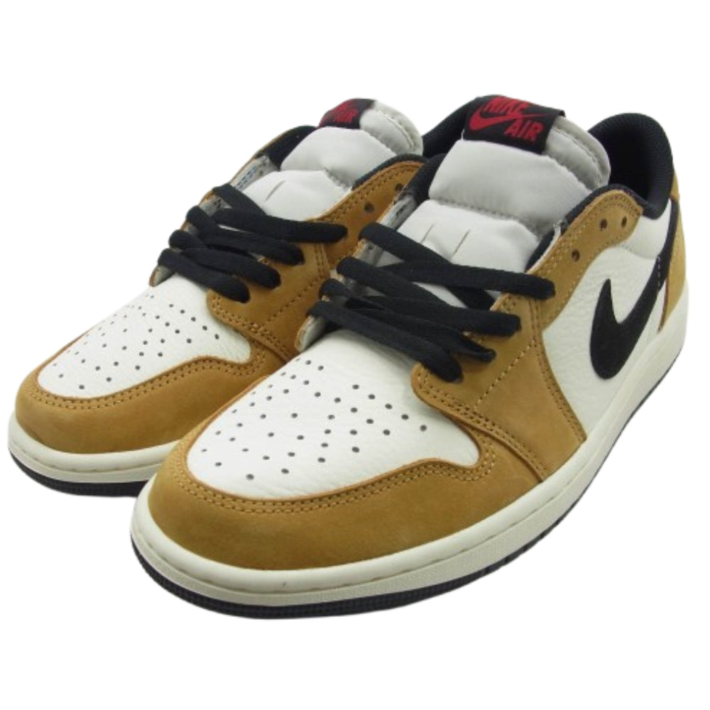 NIKE ナイキ CZ0790-107 Air Jordan 1 Low OG Rookie of the Year エアジョーダン1 ロー OG ルーキー オブ ザ イヤー スニーカー ホワイト系 ライトブラウン系 27cm【新古品】【未使用】【中古】