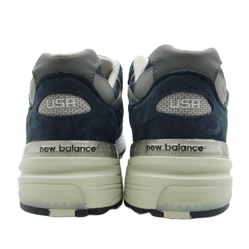 NEW BALANCE ニューバランス U992NY USA製 U992NY スニーカー ネイビー系 26.5cm【美品】【中古】