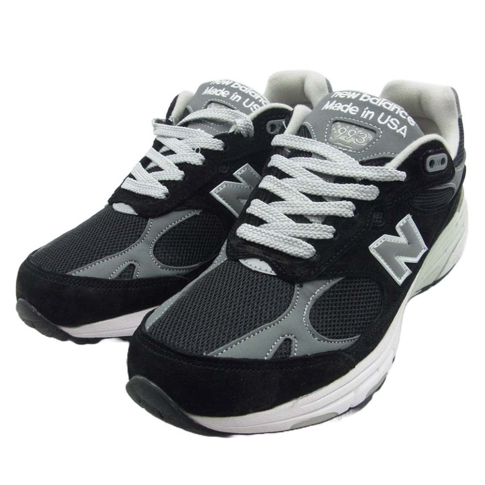 NEW BALANCE ニューバランス MR993BK USA製 MR993BK スニーカー ブラック系 26.5cm【美品】【中古】