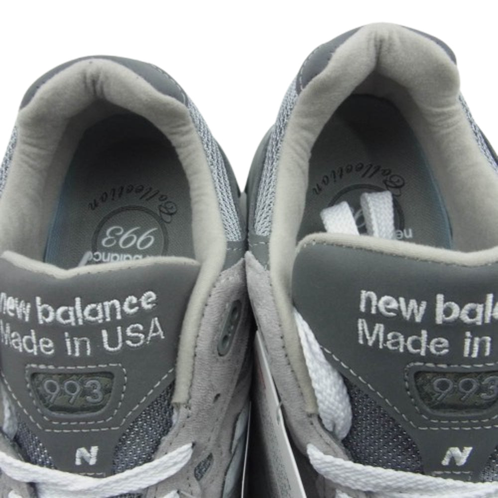 NEW BALANCE ニューバランス MR993GL USA製 MR993GL スニーカー グレー系 27cm【新古品】【未使用】【中古】
