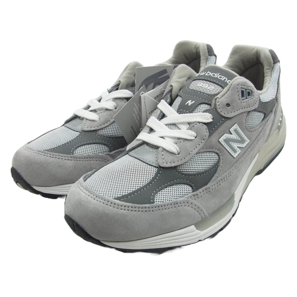 NEW BALANCE ニューバランス U992GY USA製 U992GY スニーカー グレー系 26.5cm【新古品】【未使用】【中古】