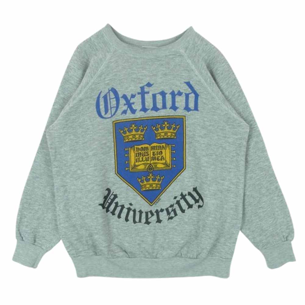 ブルース ヴィンテージ 90s カレッジ ロゴ クーネック スウェット トレーナー ポルトガル製 グレー系 XL【中古】