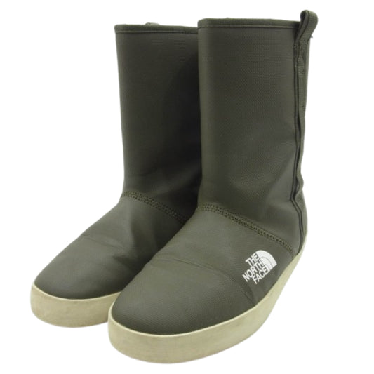 THE NORTH FACE ノースフェイス NF51441 Traverse BC Bootie トラバース ベースキャンプ ブーティ レイン ブーツ カーキ系 25cm【中古】