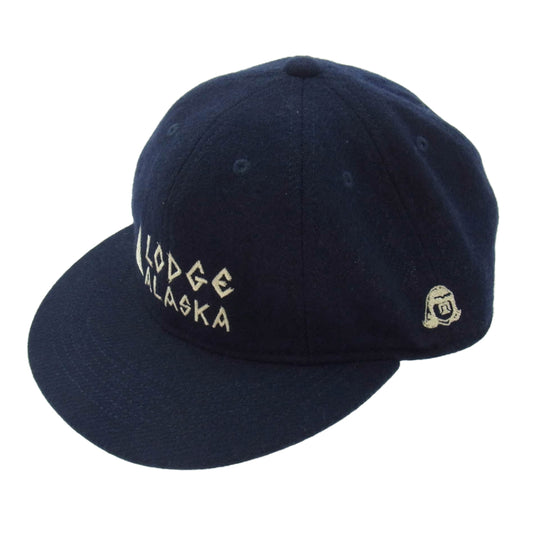 タコマフジレコード 22AW 22AW-TACOMA-10 Lodge ALASKA HW LOGO CAP ウールキャップ 帽子 ダークネイビー系【中古】