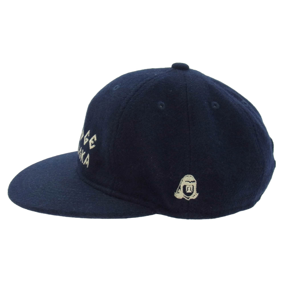 タコマフジレコード 22AW 22AW-TACOMA-10 Lodge ALASKA HW LOGO CAP ウールキャップ 帽子 ダークネイビー系【中古】