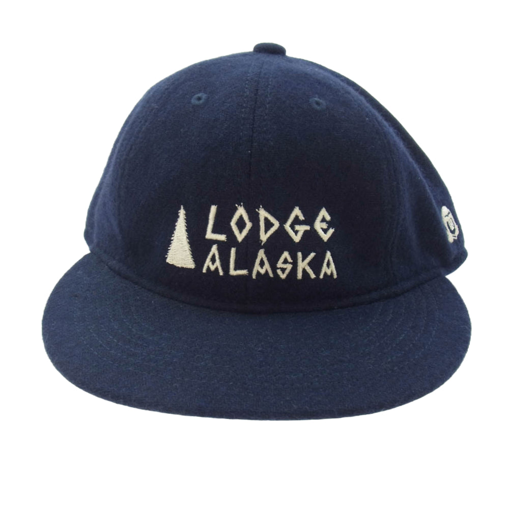 タコマフジレコード 22AW 22AW-TACOMA-10 Lodge ALASKA HW LOGO CAP ウールキャップ 帽子 ダークネイビー系【中古】