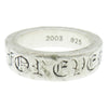 CHROME HEARTS クロムハーツ（原本無） 6mm SPACER FOREVER スペーサー フォーエバー リング シルバー系 17号【中古】
