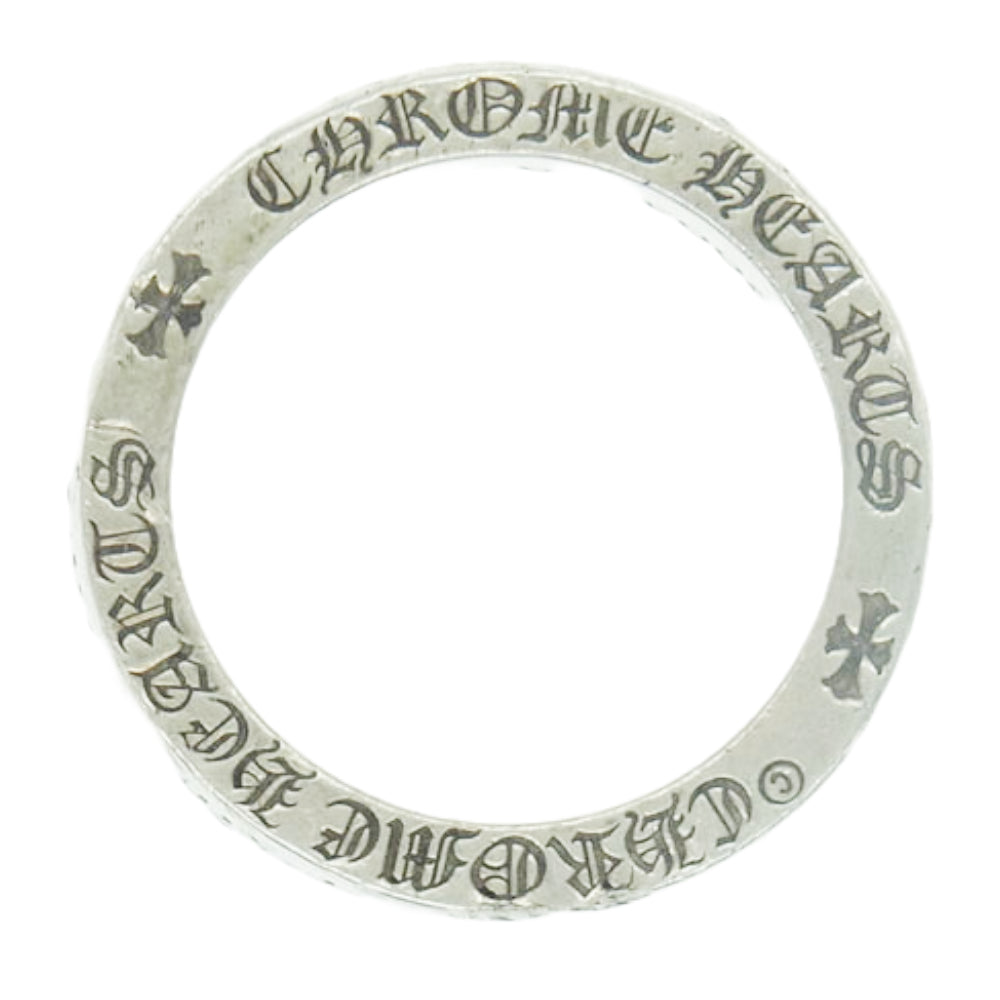 CHROME HEARTS クロムハーツ（原本無） 6mm SPACER FOREVER スペーサー フォーエバー リング シルバー系 17号【中古】