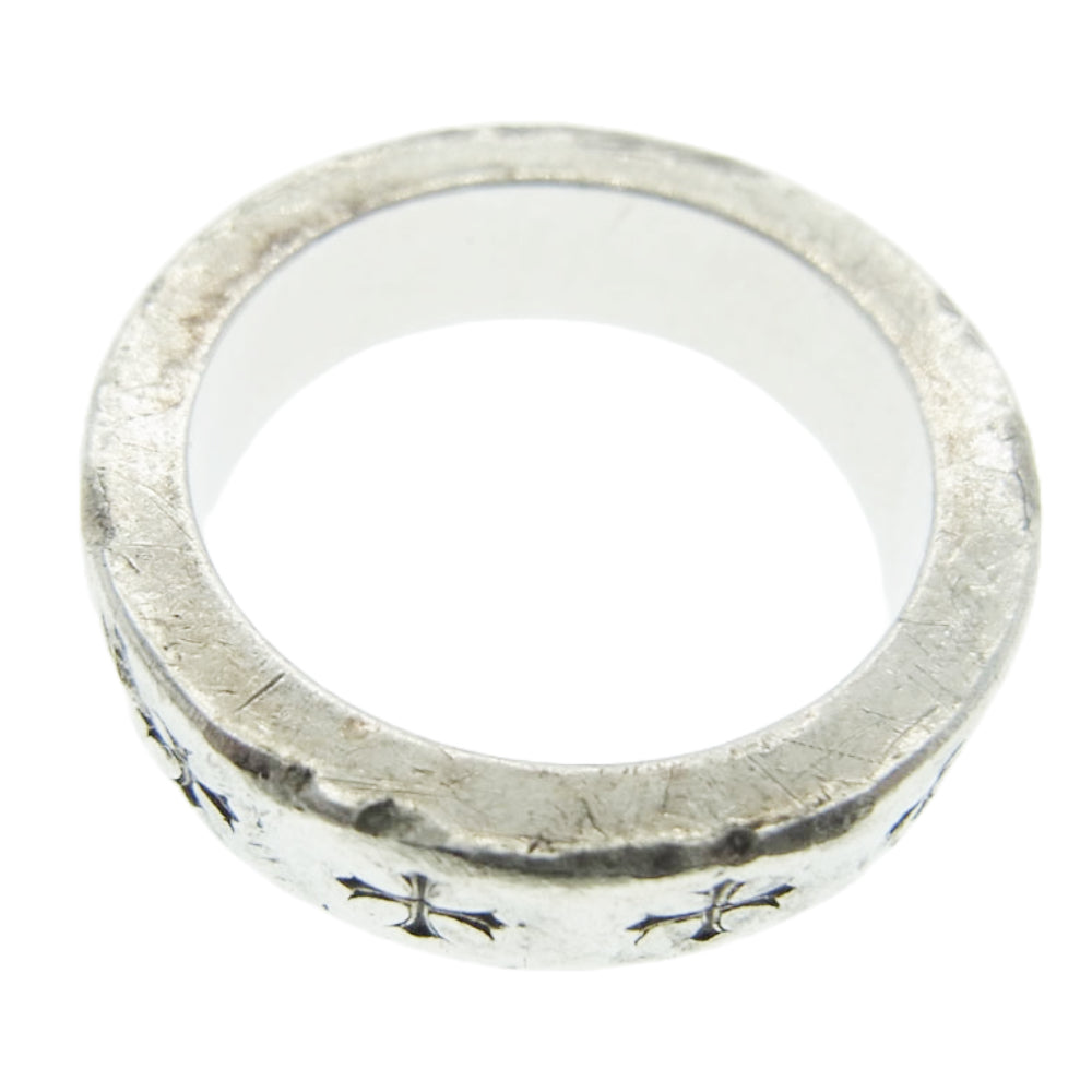 CHROME HEARTS クロムハーツ（原本無） 6mm SPACER FOREVER スペーサー フォーエバー リング シルバー系 17号【中古】
