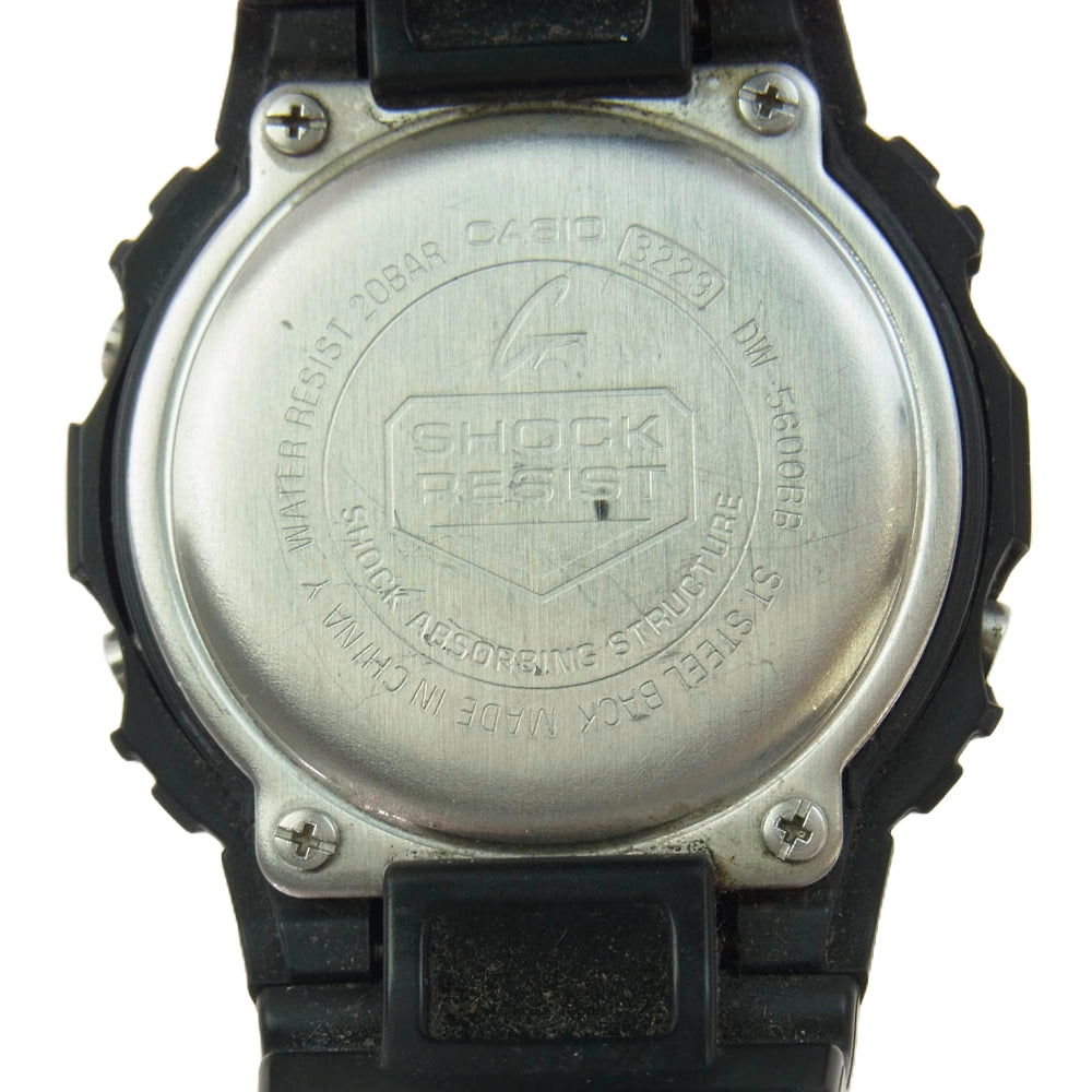 CASIO G-SHOCK カシオ ジーショック DW-5600BB-1JF 5600 SERIES ソリッドカラーズ デジタル 腕時計 ブラック系【中古】
