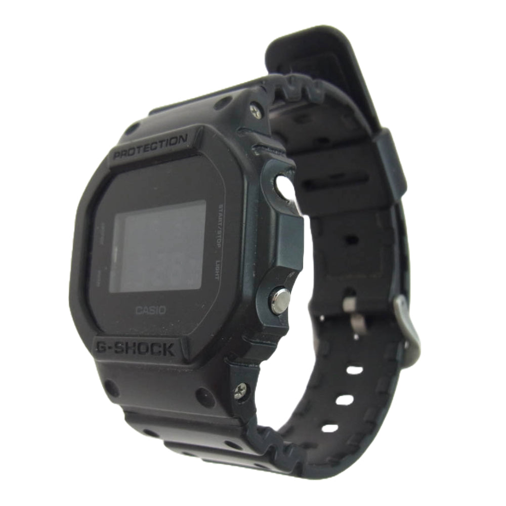 CASIO G-SHOCK カシオ ジーショック DW-5600BB-1JF 5600 SERIES ソリッドカラーズ デジタル 腕時計 ブラック系【中古】