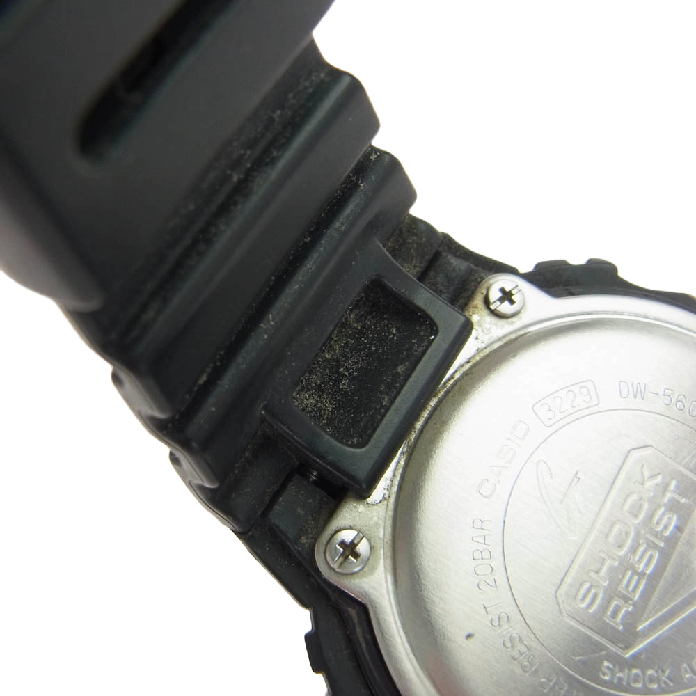 CASIO G-SHOCK カシオ ジーショック DW-5600BB-1JF 5600 SERIES ソリッドカラーズ デジタル 腕時計 ブラック系【中古】