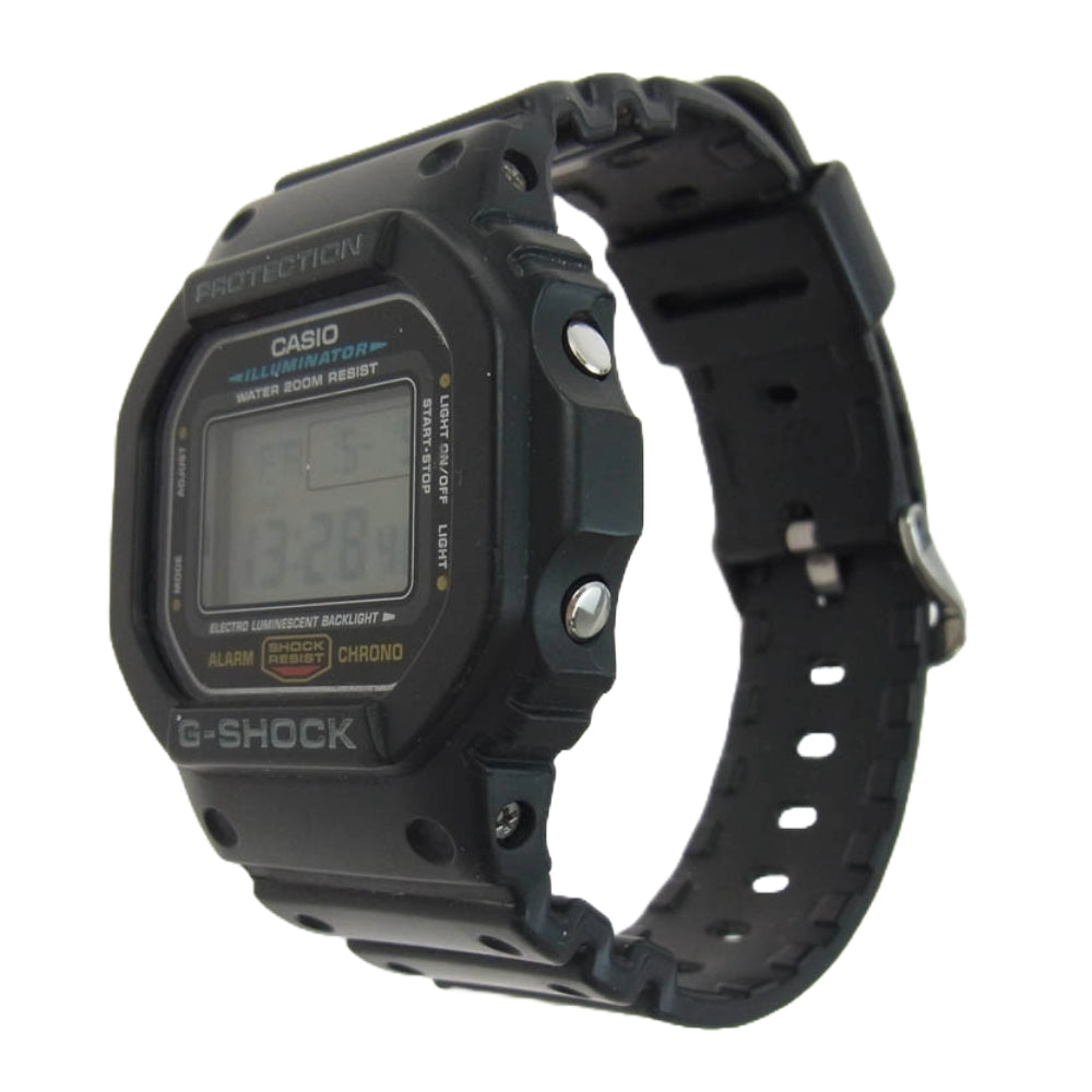 CASIO G-SHOCK カシオ ジーショック DW-5600E-1 5600 SERIES スクエアタイプ デジタル 腕時計 ブラック系【中古】